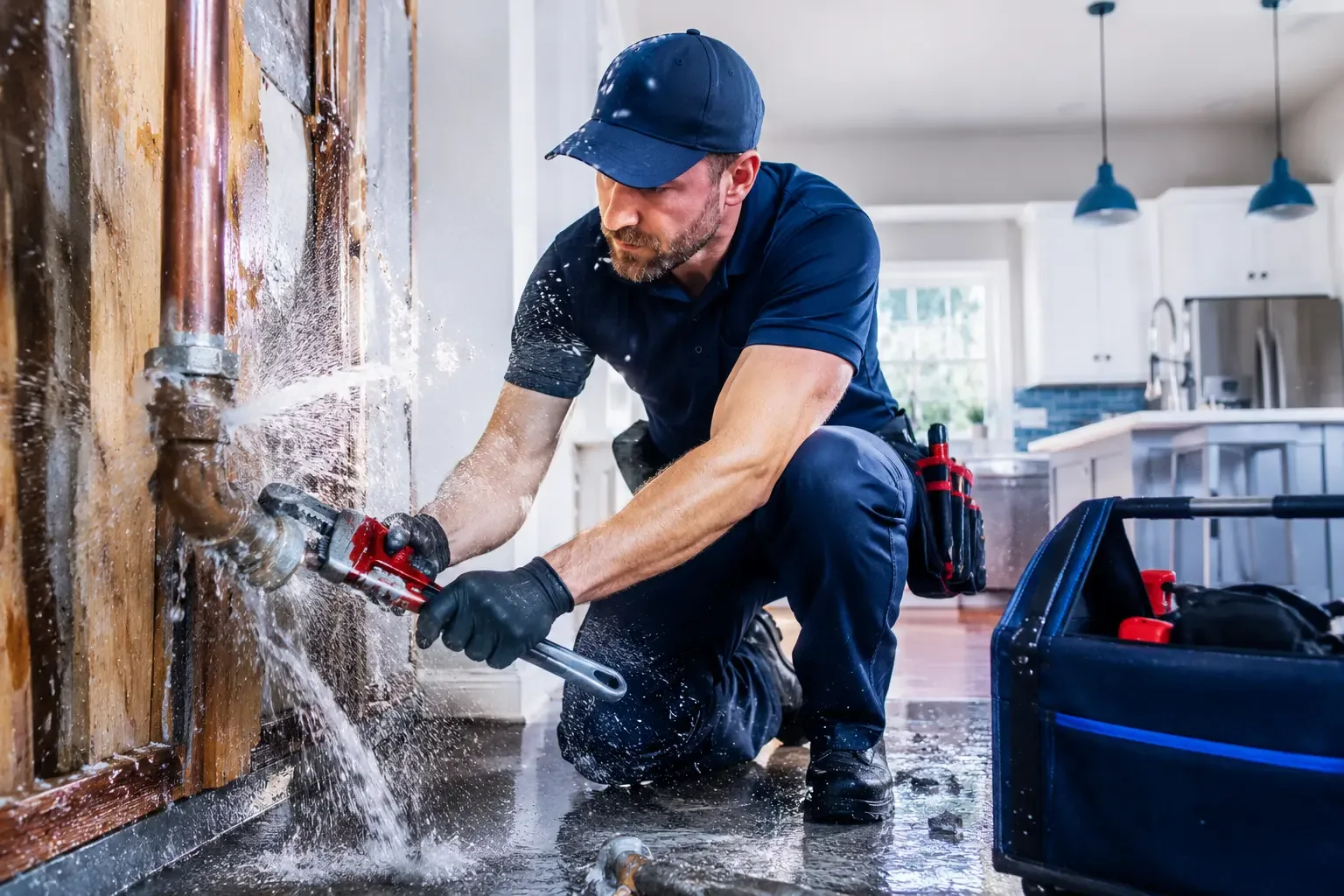 Local emergency pipe repair professionals in Wanette, OK